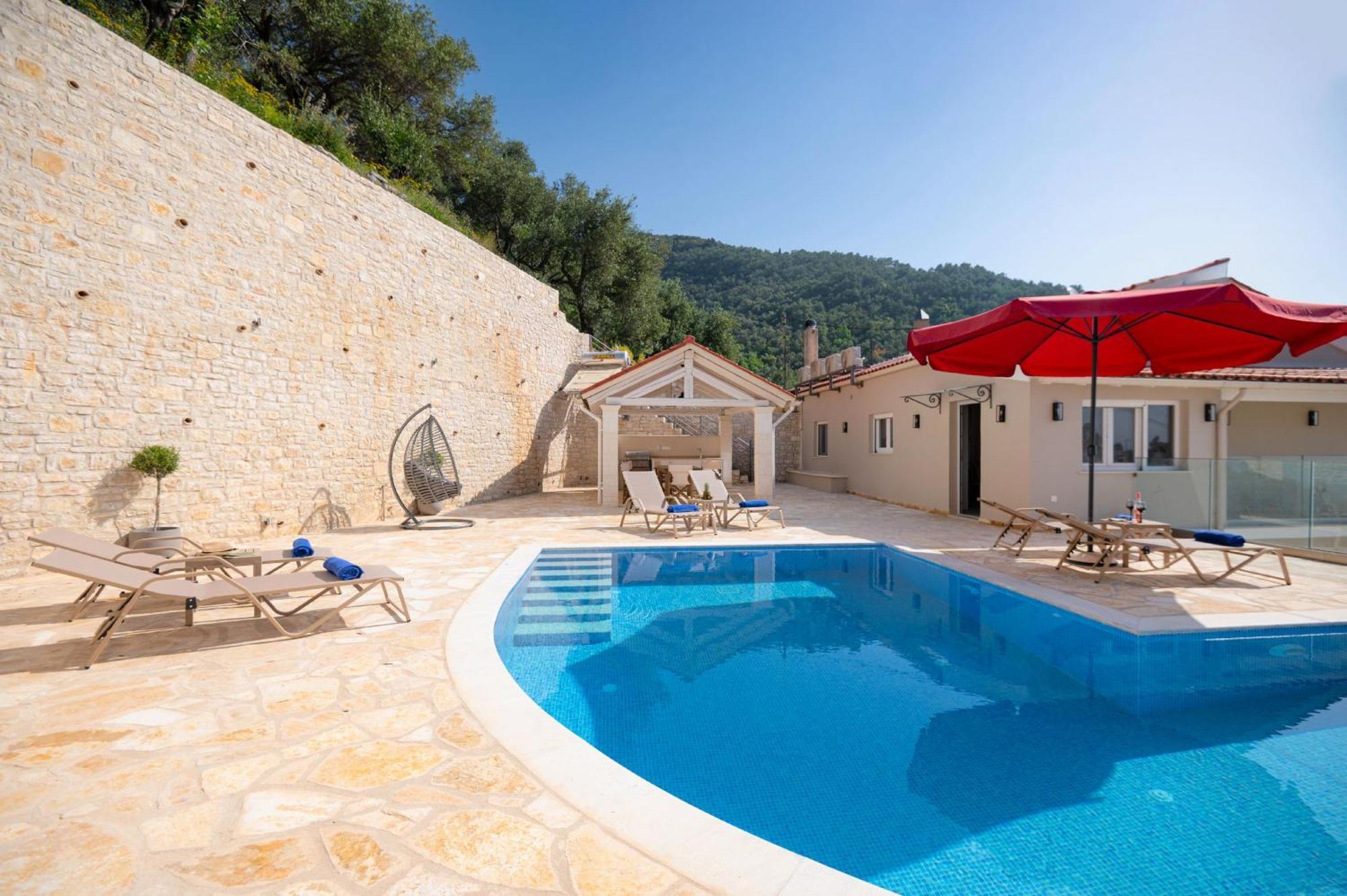 Villa Theview Katavolos Bagian luar foto